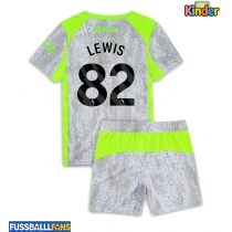 Manchester City Rico Lewis #82 3rd trikot Kinder 2025-26 Kurzarm (+ Kurze Hosen)
